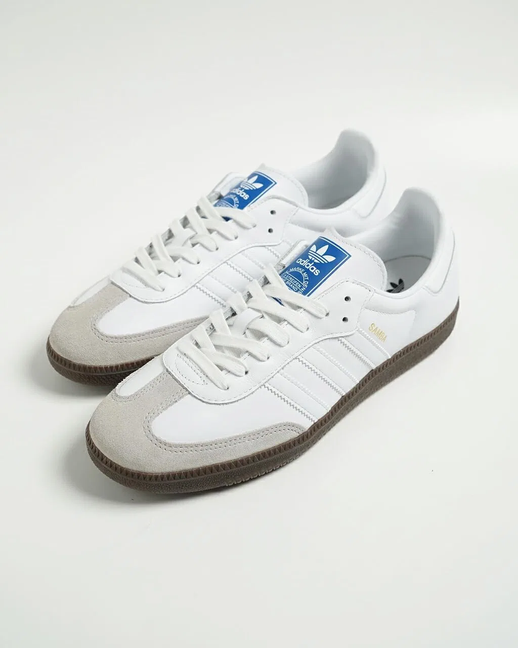 Мужские кроссовки Adidas Originals Samba, Footwear White (Ie3439) — фото 4