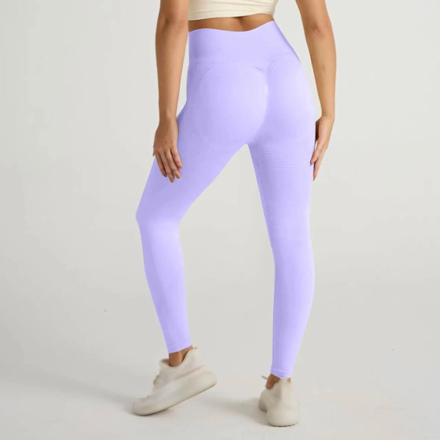 1 шт. Леггинсы для женщин High Waist Tummy Control Stretchy Skinny — фото 4