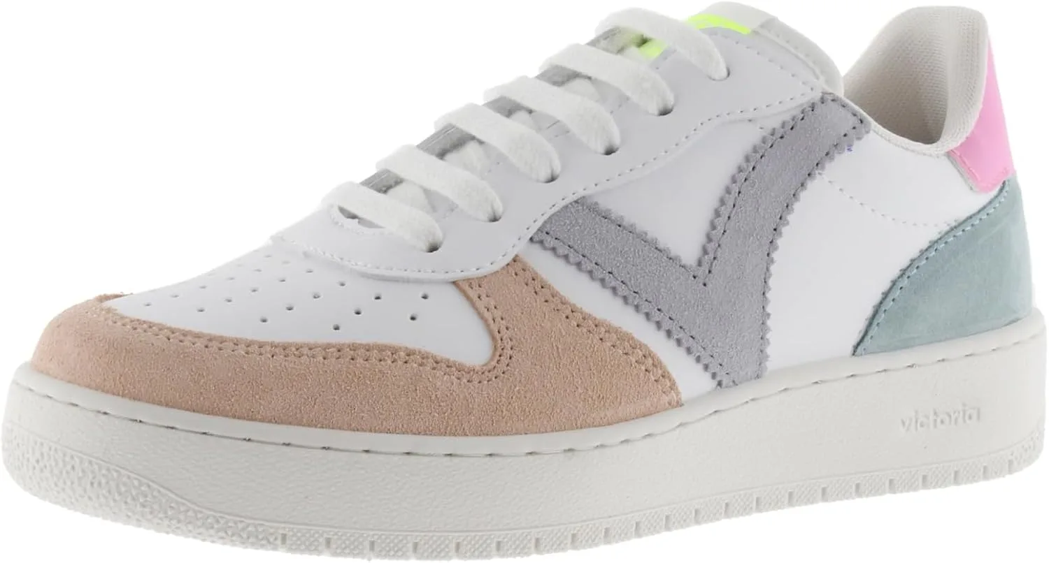Высокие кеды Victoria Unisex Tribu из парусины с резиновым носком, модель 106500, розовый