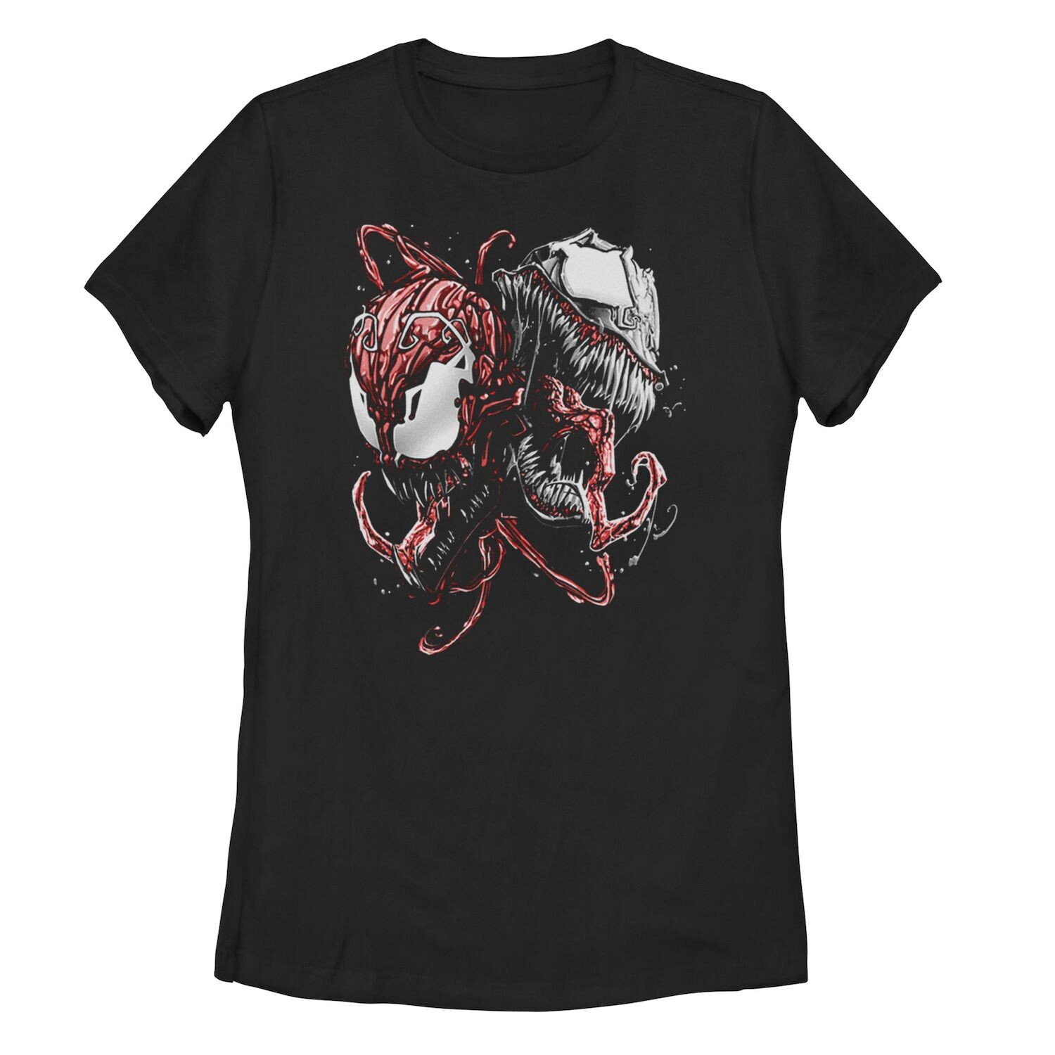 

Футболка с изображением головы Marvel Venom And Carnage для юниоров Marvel