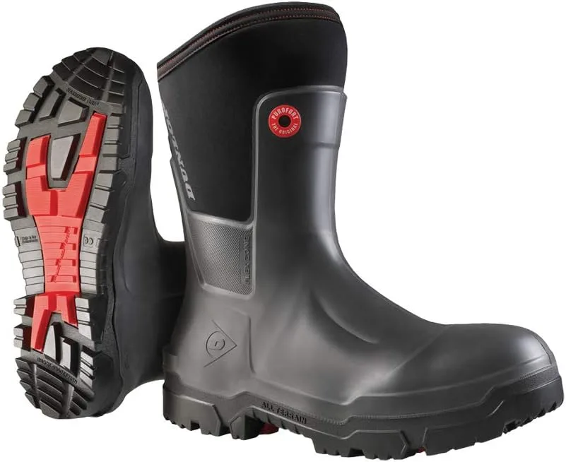 Унисекс ботинки DUNLOP, резиновые сапоги Craftsman, черный