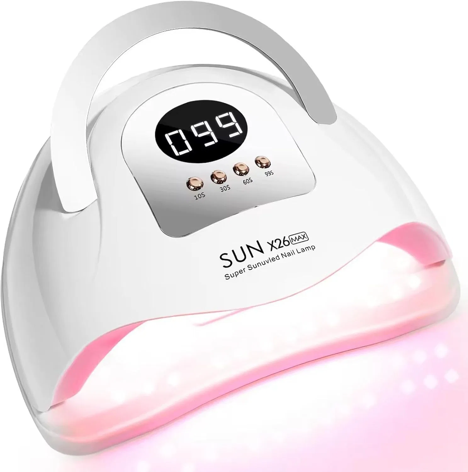 UV LED лампа для гелевых ногтей 380 Вт с 81 светодиодом от MainPi Mainpi