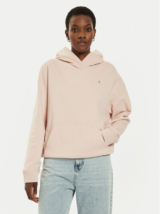 

Толстовка свободного кроя Calvin Klein Jeans, розовый