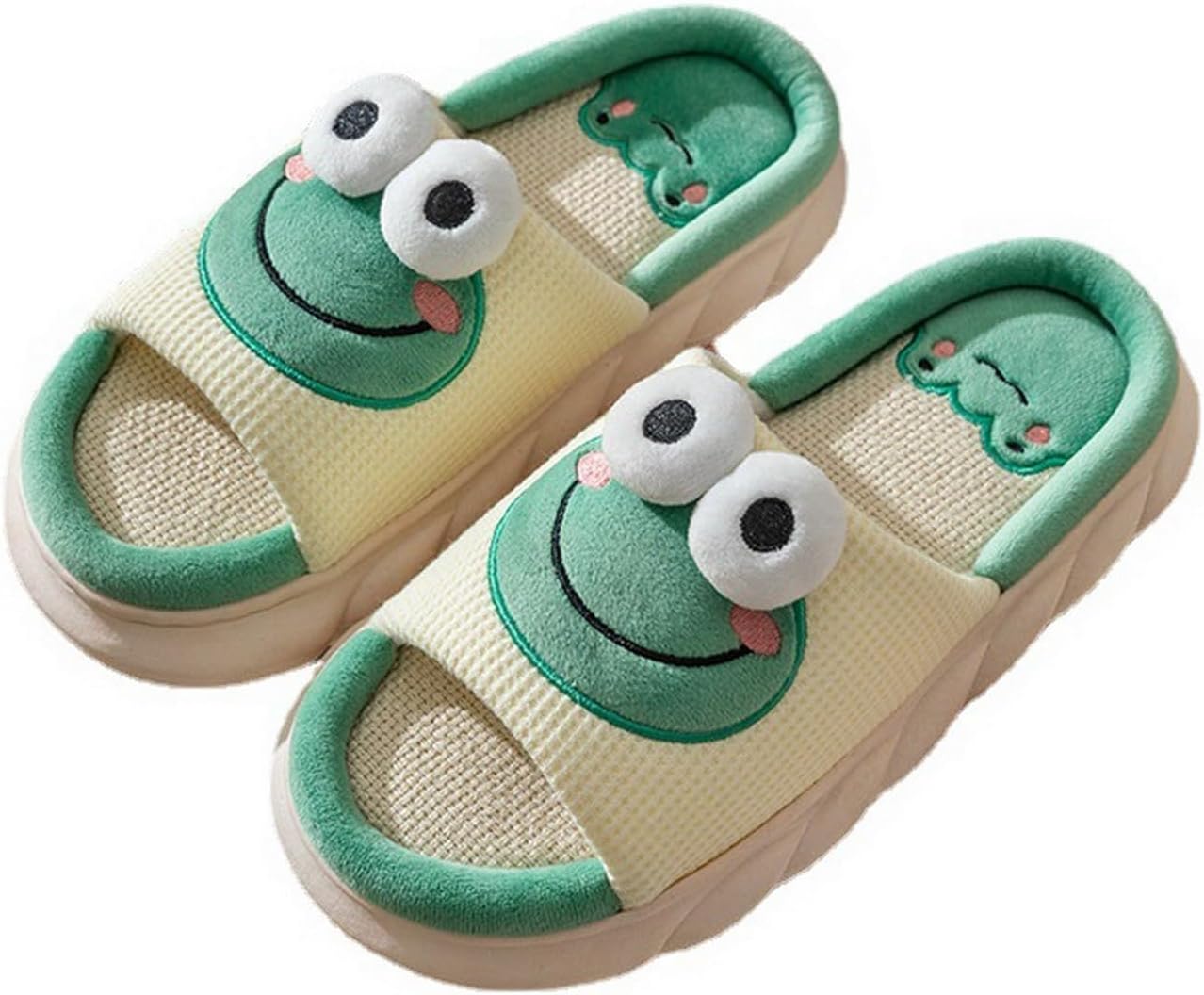 

Зимние теплые латексные хлопковые тапочки LNERIP для женщин и мужчин, оригинальные удобные домашние тапочки для пары, для дома и улицы, светло-зеленый