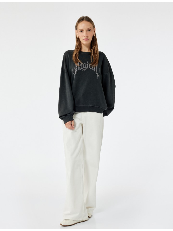 

KOTON Толстовка антрацитового цвета