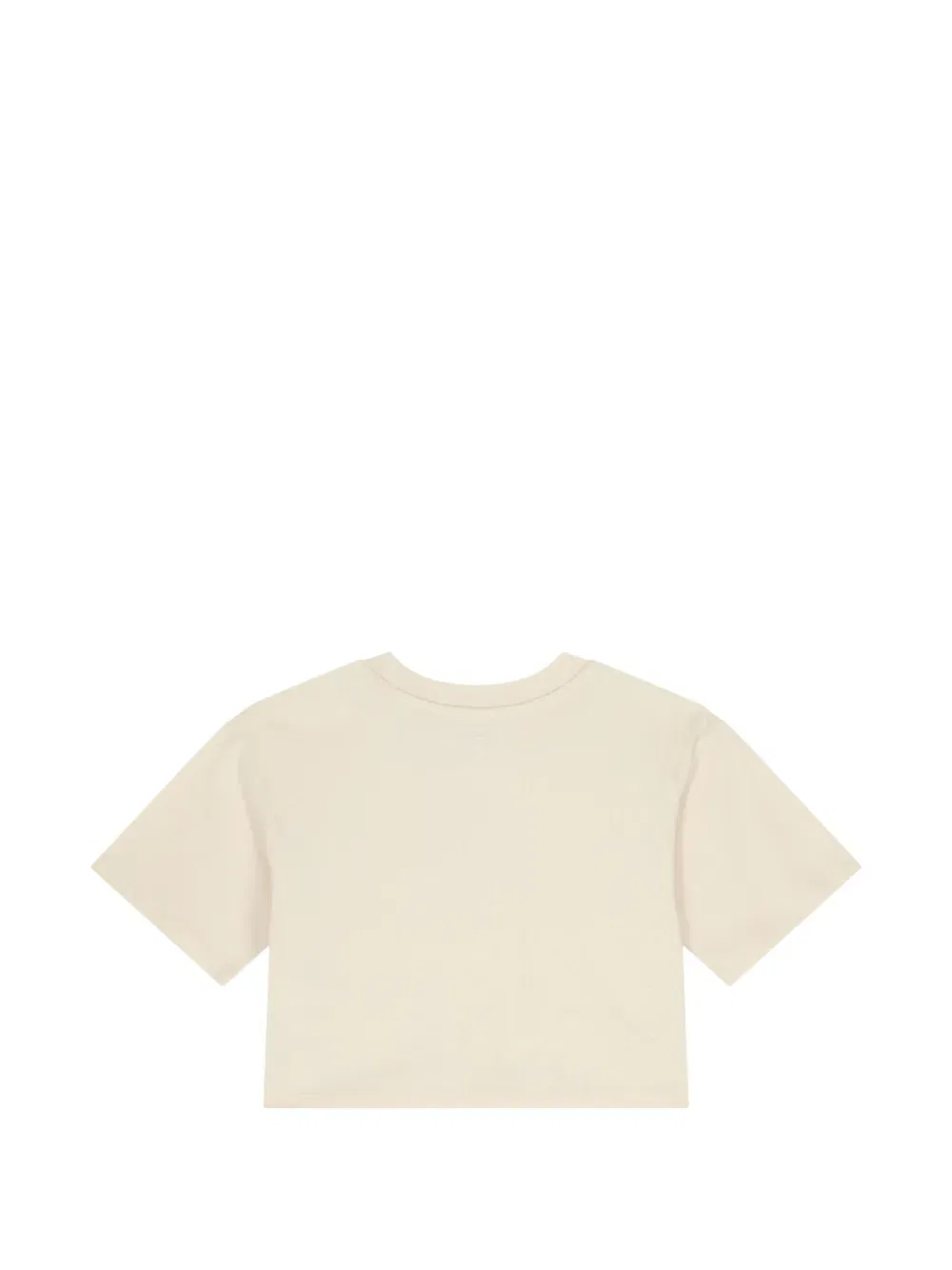 Укороченный топ с логотипом Calvin Klein Kids, нейтральный — фото 2