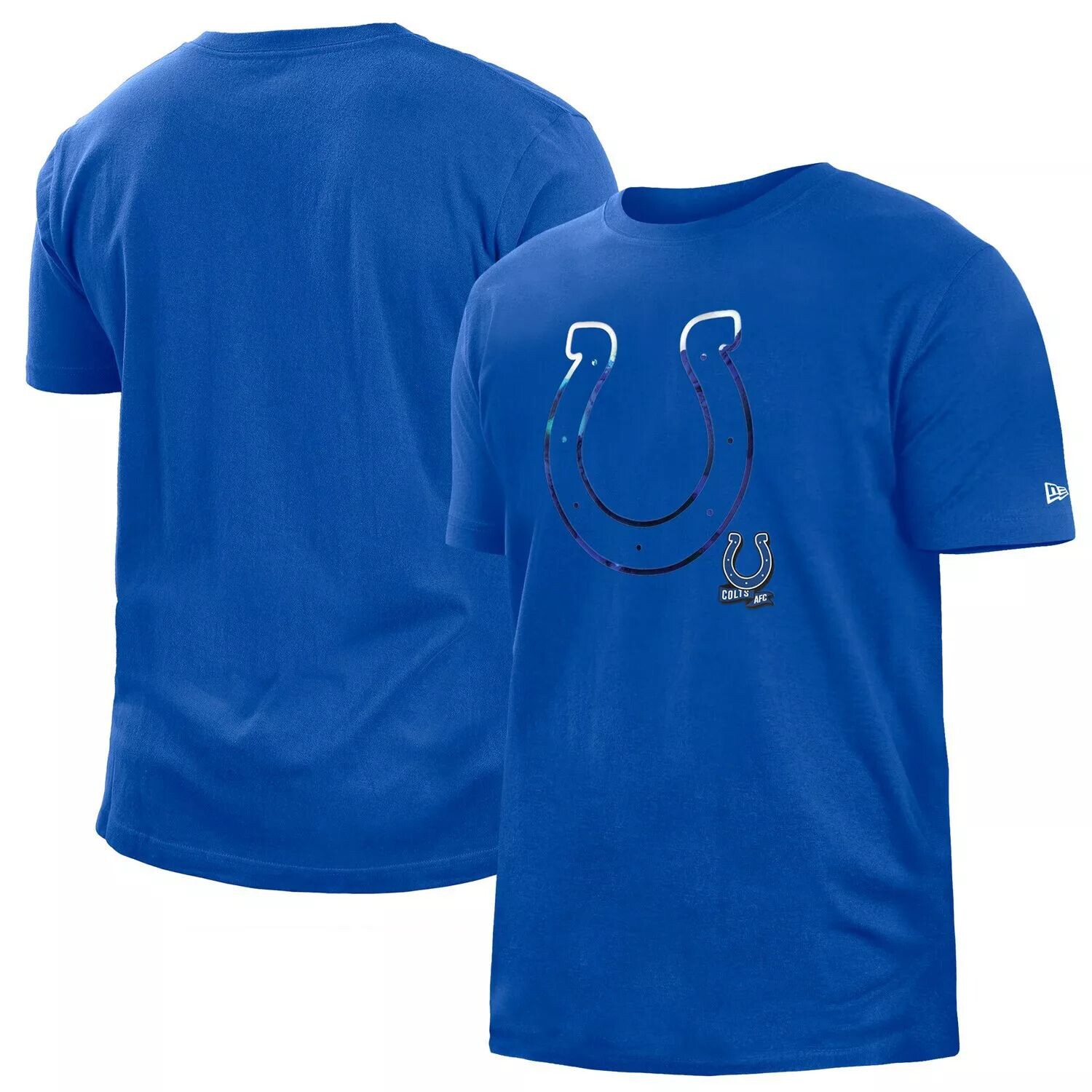 

Мужская синяя футболка New Era Indianapolis Colts 2022 Sideline Ink Dye, Синий, Мужская синяя футболка New Era Indianapolis Colts 2022 Sideline Ink Dye