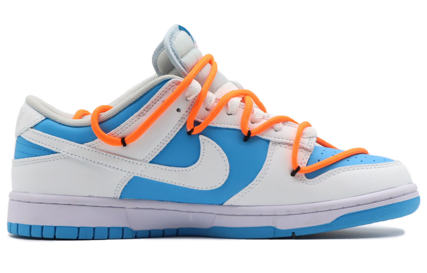 

Кроссовки Nike Dunk Skateboard Shoes Men Low-Top White Blue/Orange