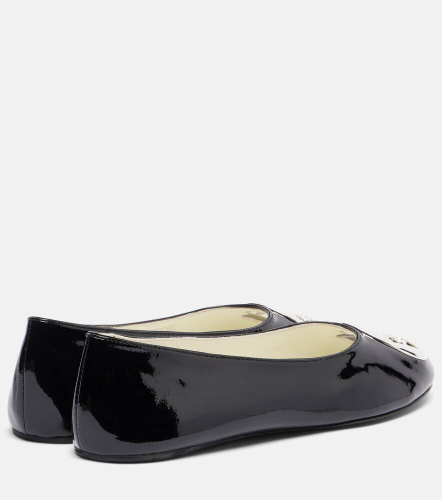 Балетки Reva из лаковой кожи Tory Burch, Perfect Black — фото 2