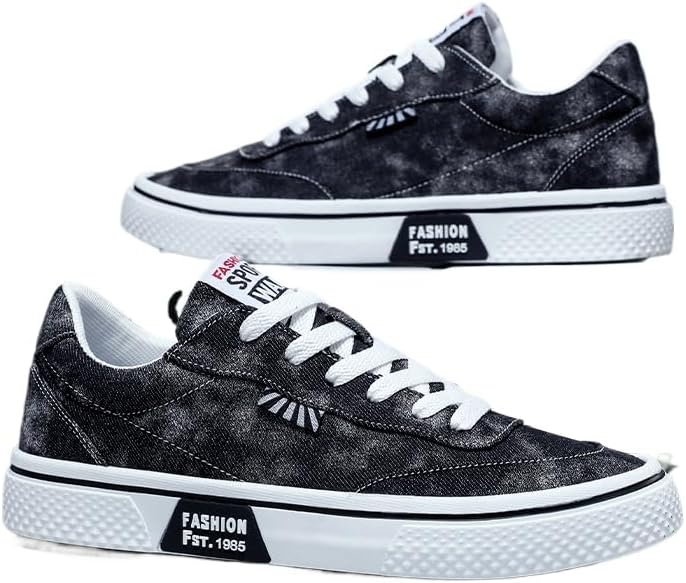 

Мужские слипоны повседневные туфли без шнурков, модные кроссовки, сетчатые кроссовки для тенниса и ходьбы, удобные дышащие легкие противоскользящие для скейтборда Hhhchpm, черный