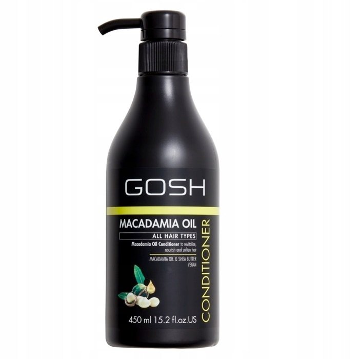 

Gosh, Macadamia Oil, кондиционер для волос с маслом макадамии, 450 мл