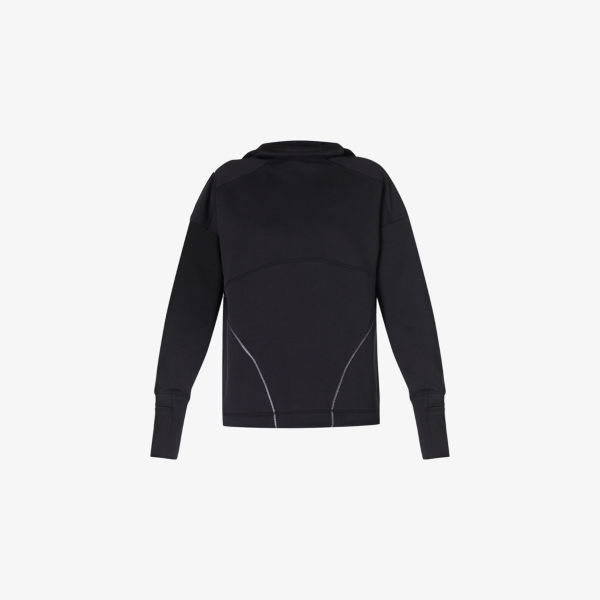 

Худи Sweaty Betty с рефлективными швами, черный