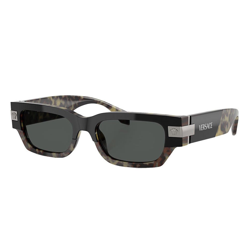 

Versace VE 4465 545687 53 мм унисекс прямоугольные солнцезащитные очки, цвет havana