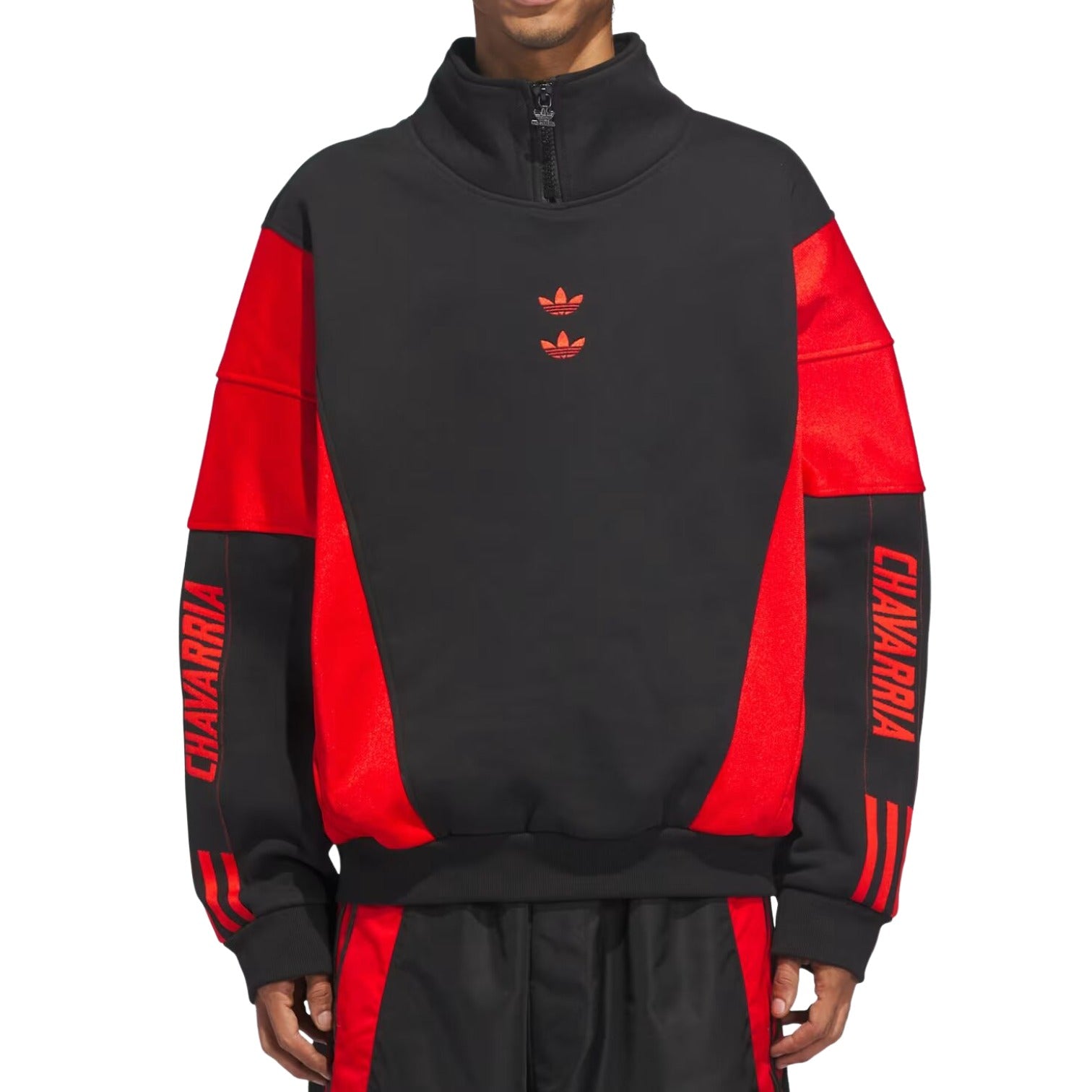 Толстовка Adidas x Willy Chavarria Watsonville 'Черно-красный' — фото 3