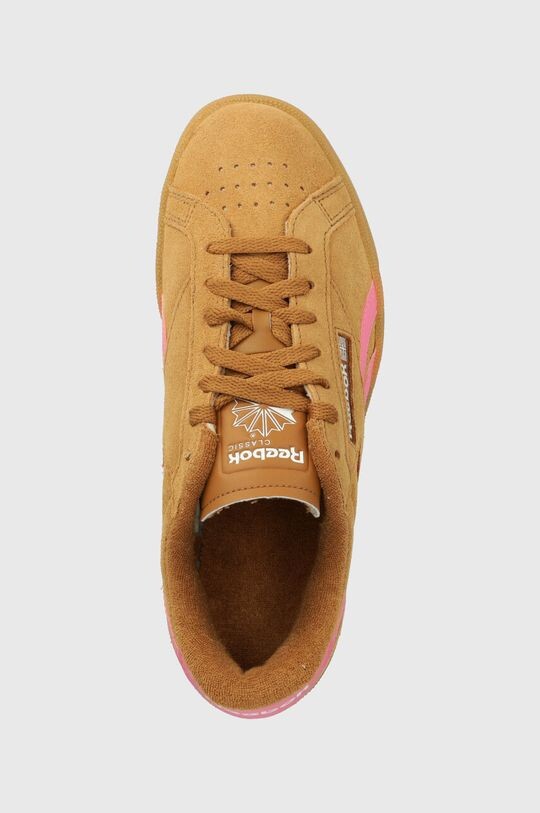 Кроссовки Club из замши Reebok Classic, бежевый — фото 4