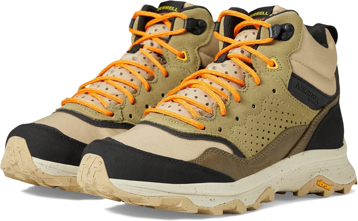 

Мужские ботинки Merrell Speed Solo Mid WP, Clay/Olive