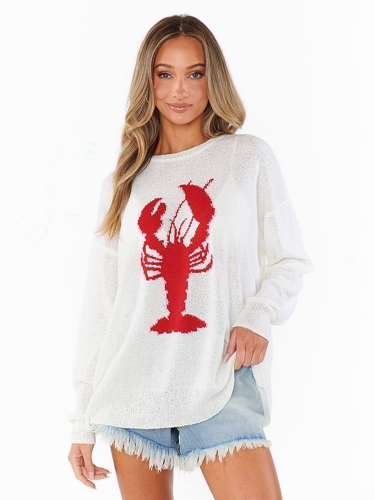 

Свитер Woodsy Show Me Your Mumu, цвет lobster knit