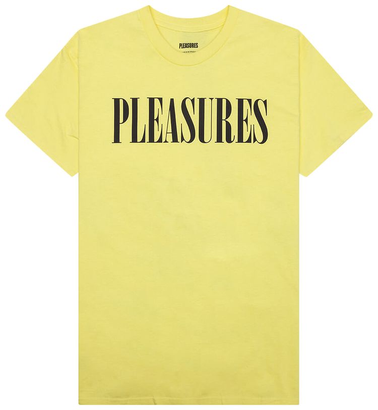 

Футболка Pleasures Onyx 24 T-Shirt 'Cornsilk', желтый