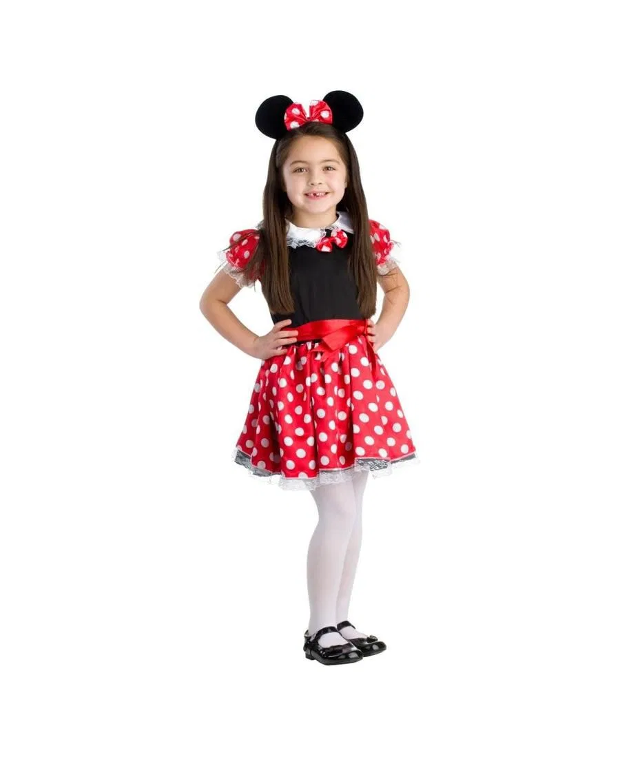 Костюм очаровательной мисс Маус для девочек Dress Up America, красный