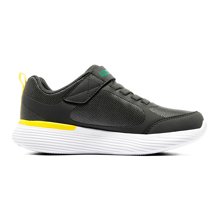 Кроссовки детские Go Run 400 V2 GS Low-top серые/желтые Skechers — фото 2