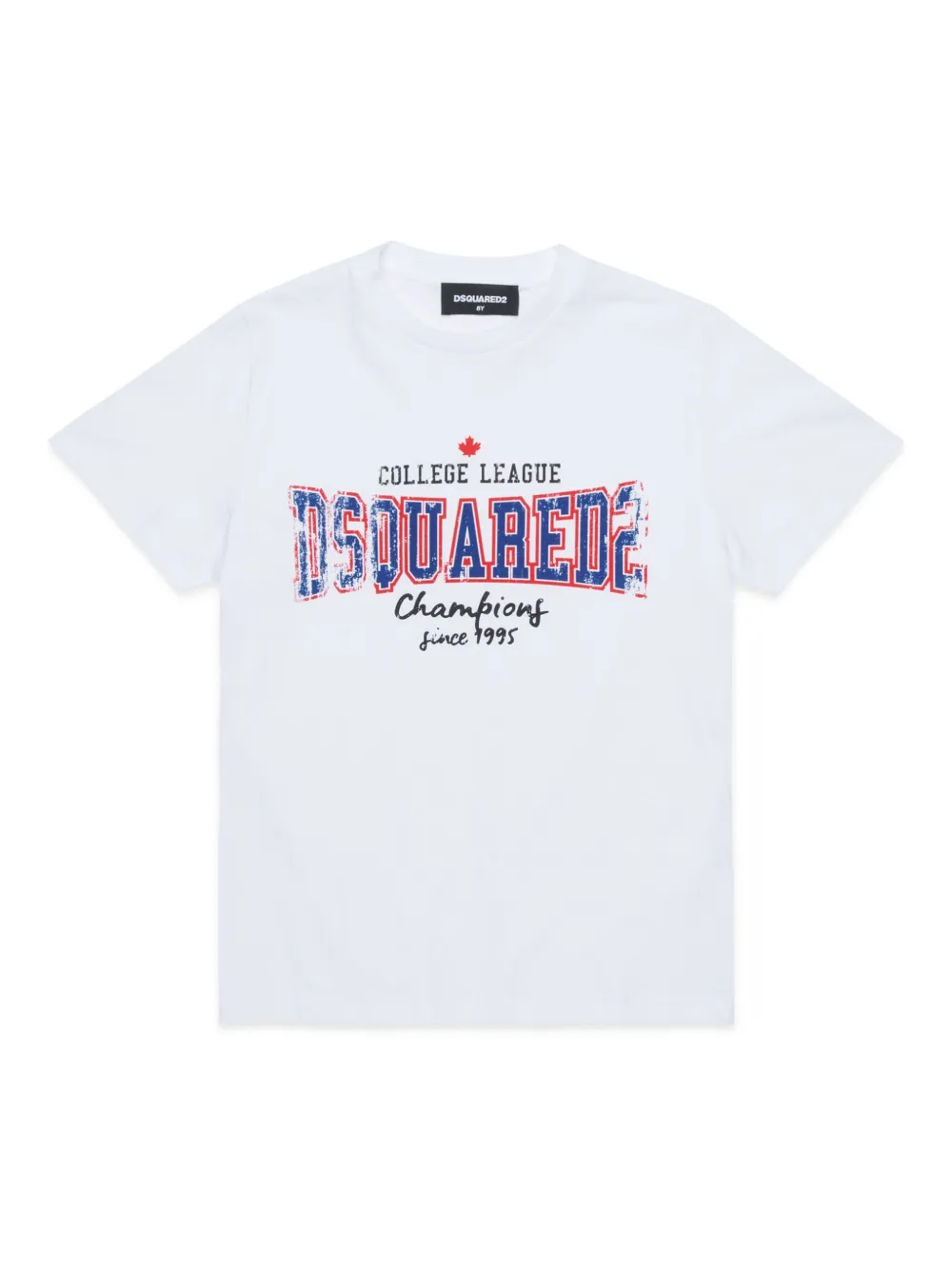 

Хлопковая футболка DSQUARED2 KIDS, белый