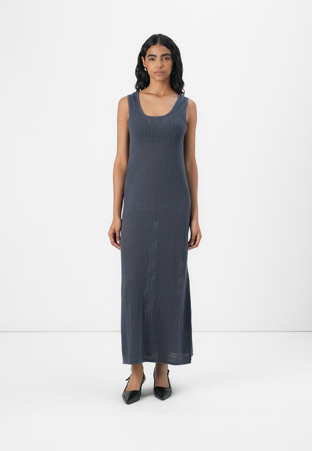 

Платье-джемпер PCSCOUT O NECK LONG DRESS Pieces, темно-синий