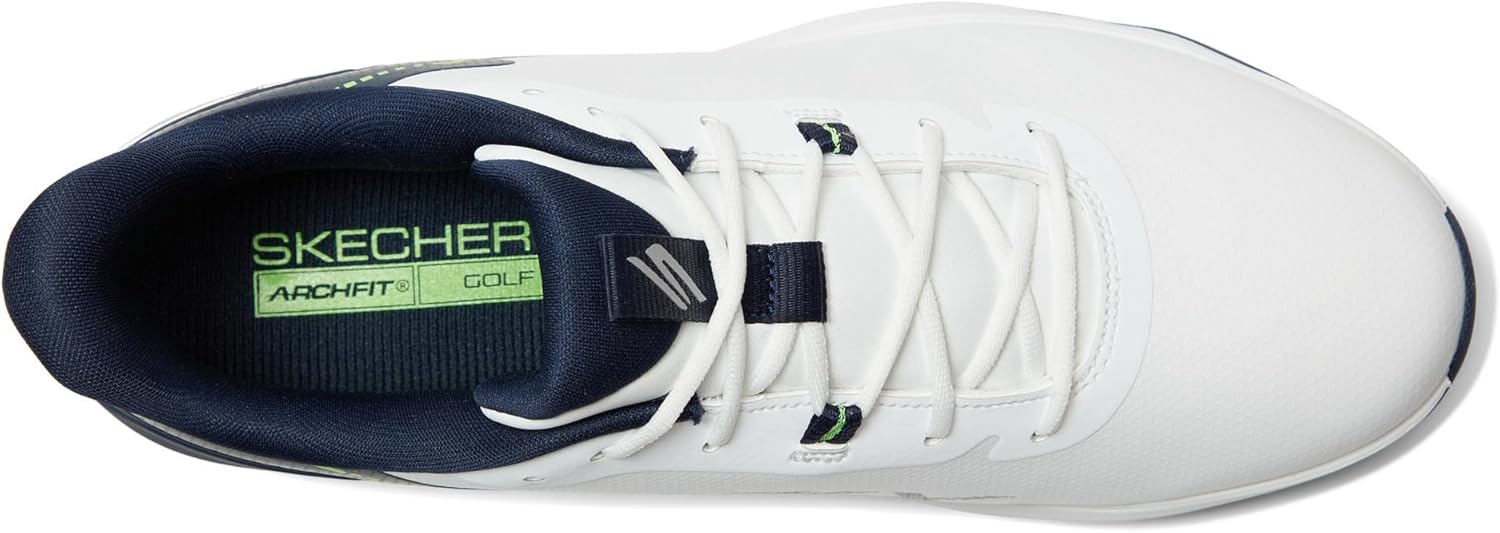 Мужские кроссовки Skechers Go Golf Vortex Rival, белый/синий/темно-синий — фото 2