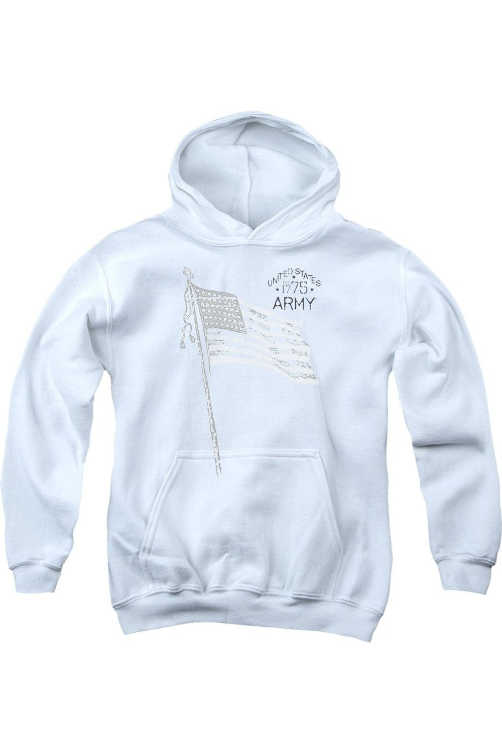 

Толстовка U.S. ARMY Tristar с капюшоном для детей Gildan, белый