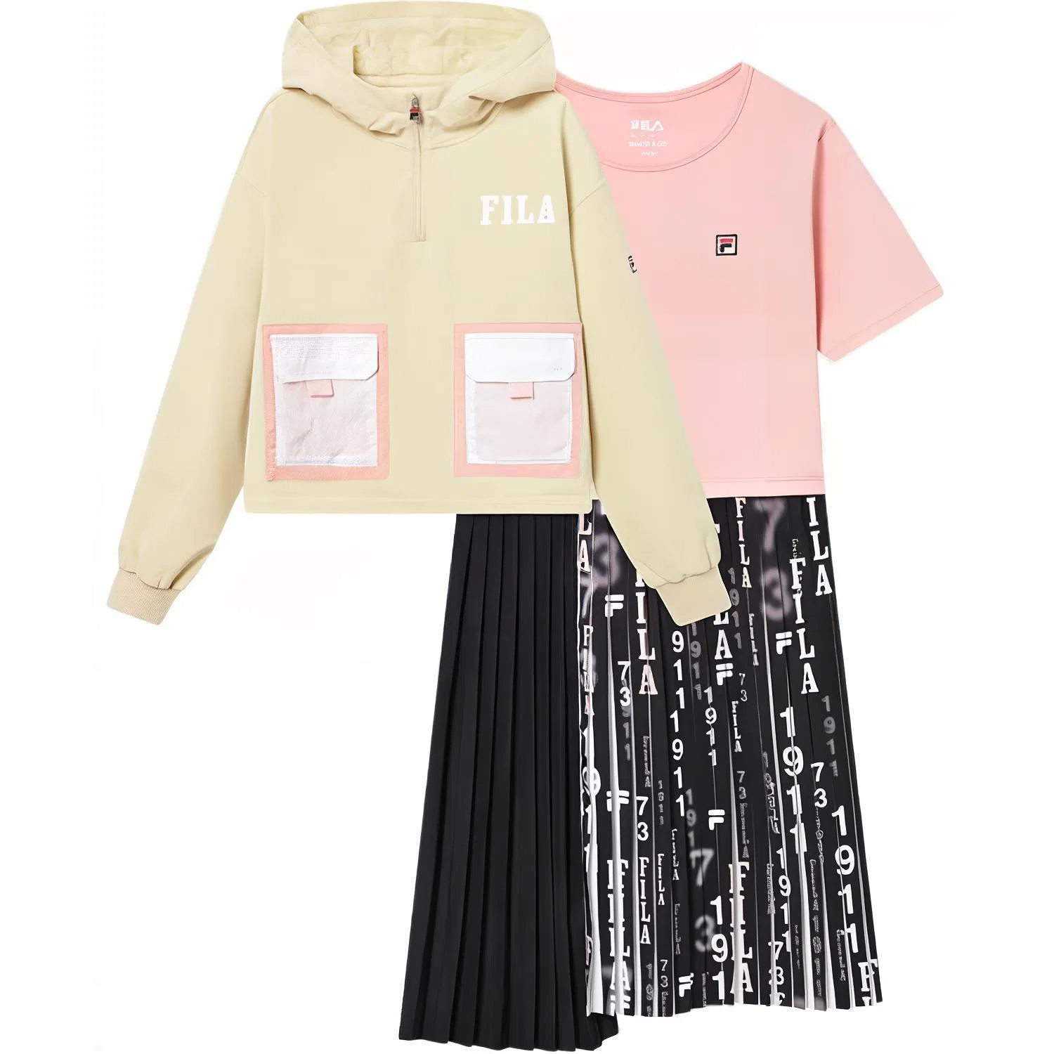 Детский костюм FILA KIDS Warm Khaki