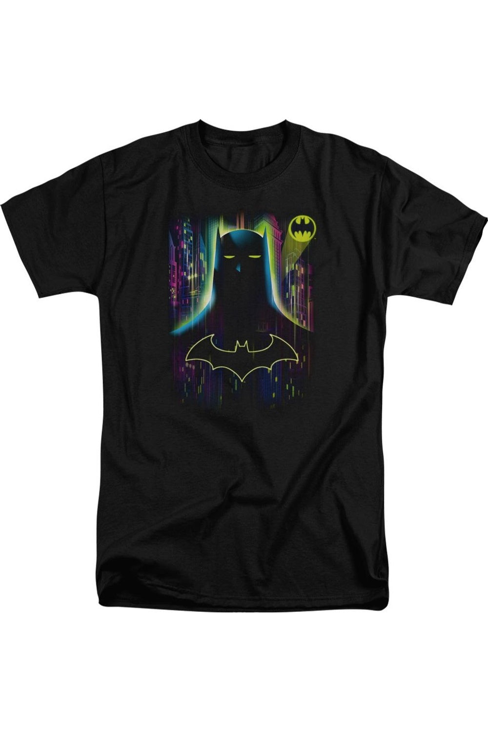 

Футболка с коротким рукавом Batman Knight Lights для взрослых Gildan, черный