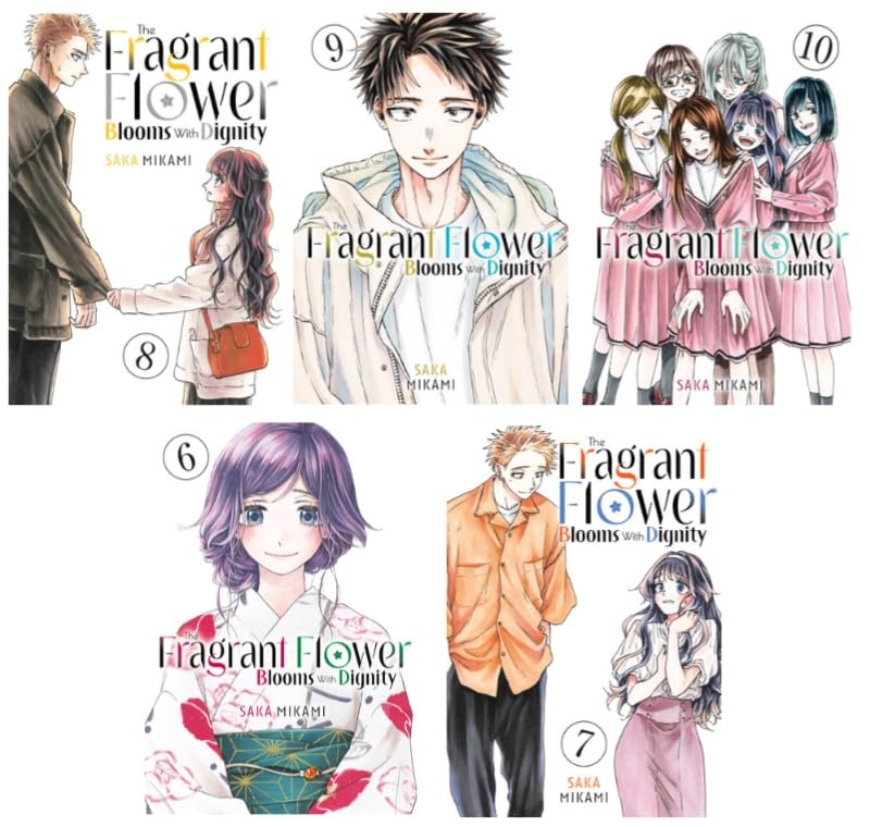 

The Fragrant Flower Blooms With Dignity Manga Series 5-Book Collection Set (Book 6 to 10) - Heartfelt School-Life Romance of Growth, Friendship & Blossoming Connections (Berkley)