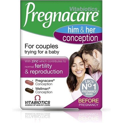 

Pregnacare His and Her Conception 60 таблеток, Vitabiotics