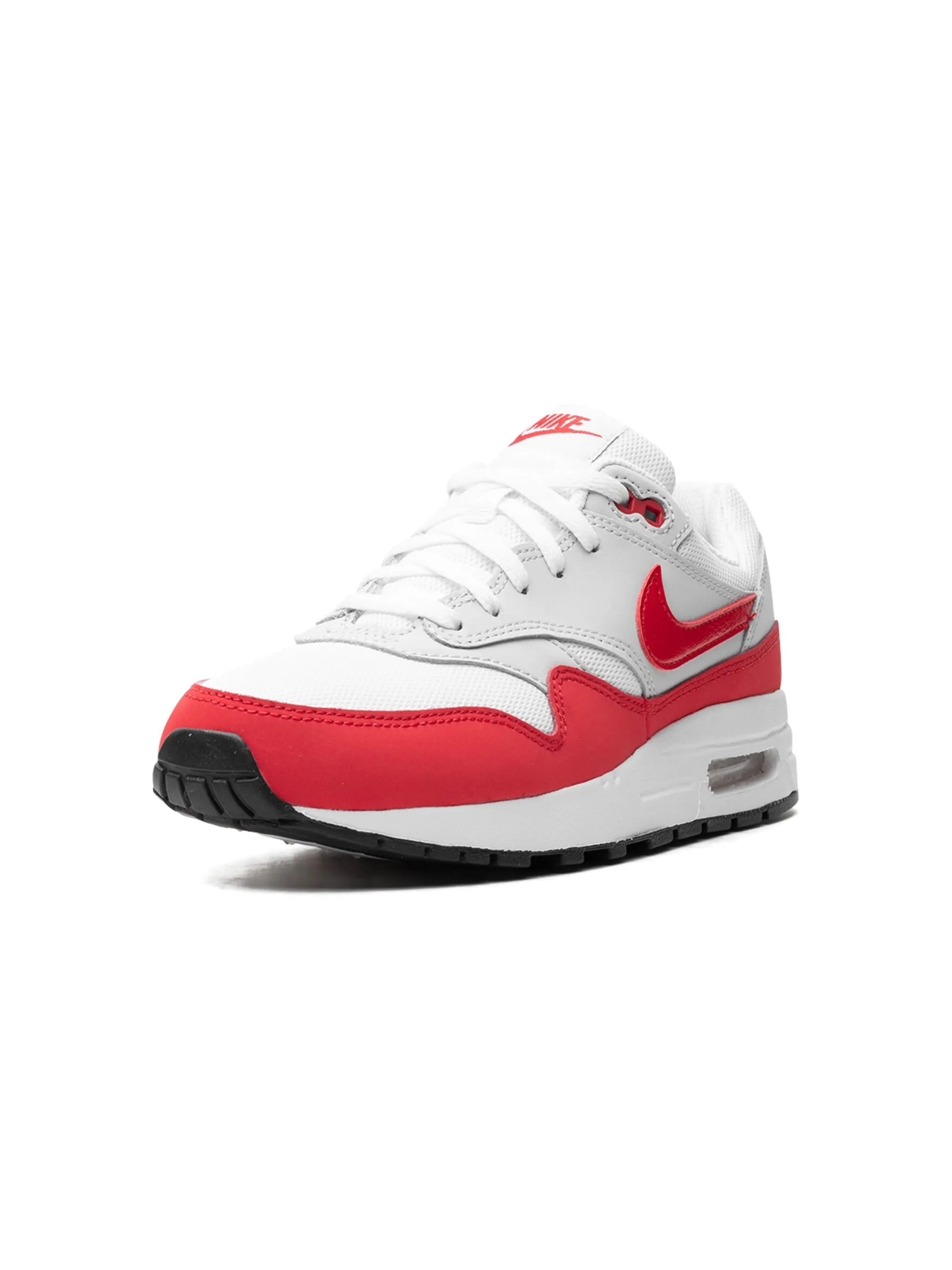 Кроссовки Air Max 1 GS White/Neutral Grey/Sports Nike Kids, белый — фото 3