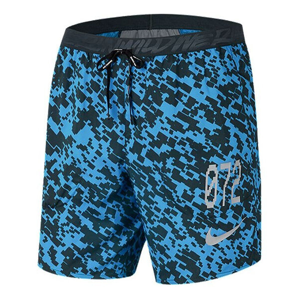

Шорты stride wild run dri fit без подкладки тканые дышащие шорты для бега Nike, голубой