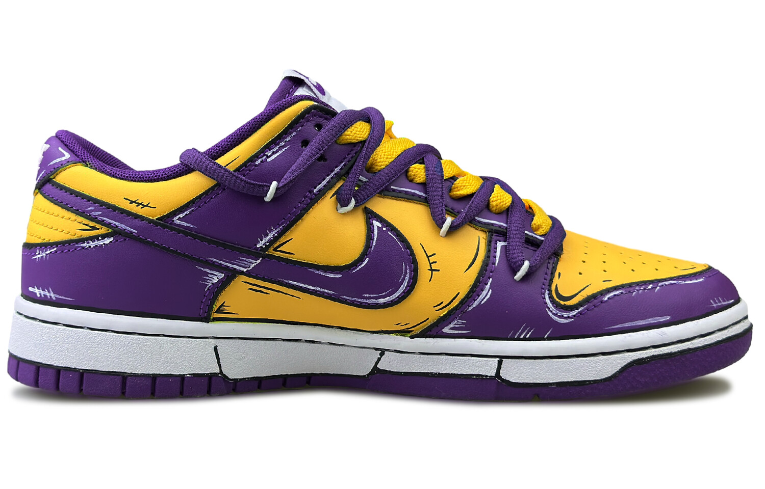 

Мужские кроссовки для скейтбординга Nike Dunk, Violet