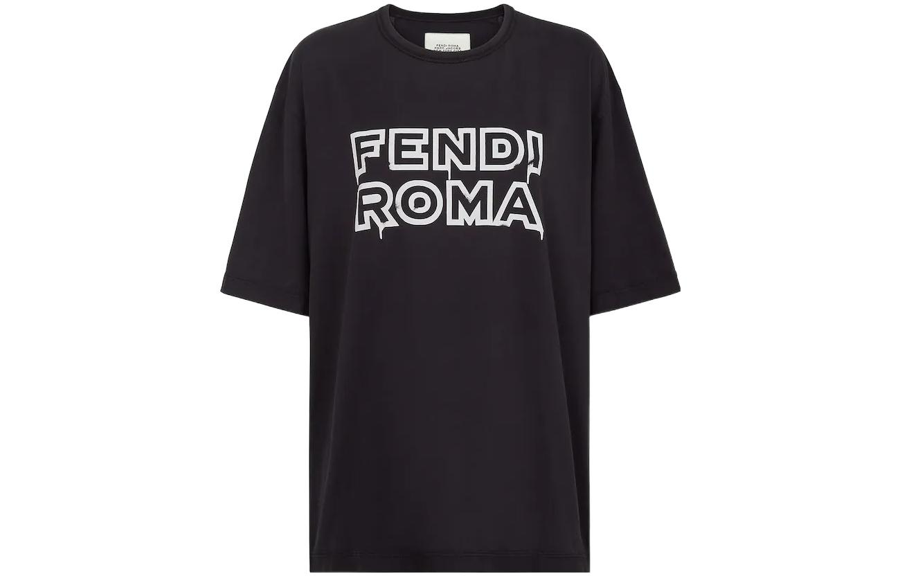 

FENDI Футболка SS23 женская черная