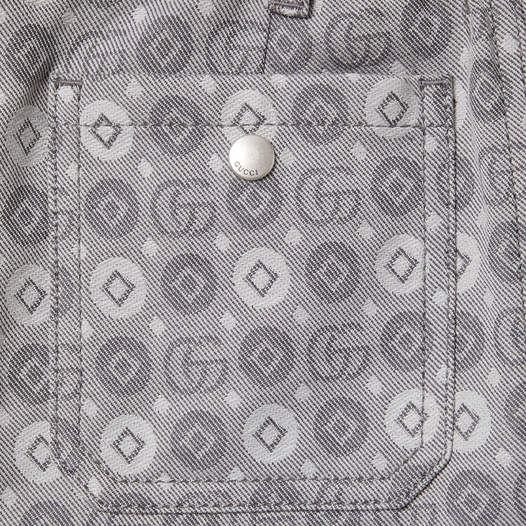Детские брюки Gucci, серый — фото 4