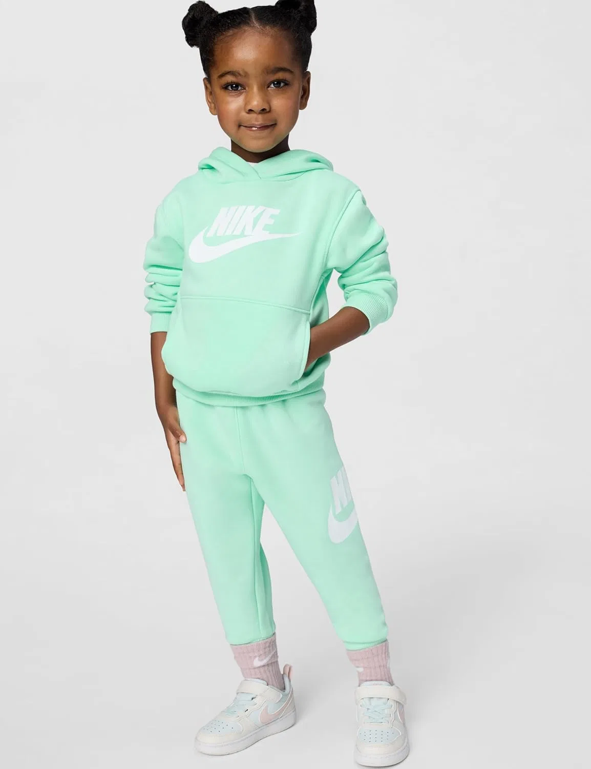 Детский спортивный костюм Nike с логотипом, цвет Mint Foam