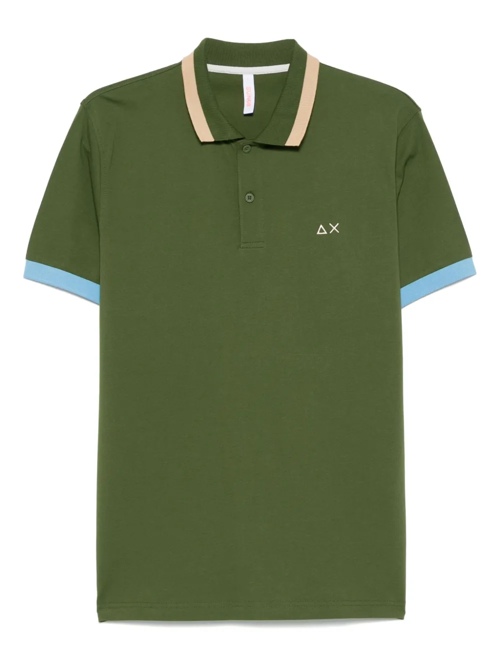 

Рубашка поло с вышитым логотипом Sun 68, зеленый