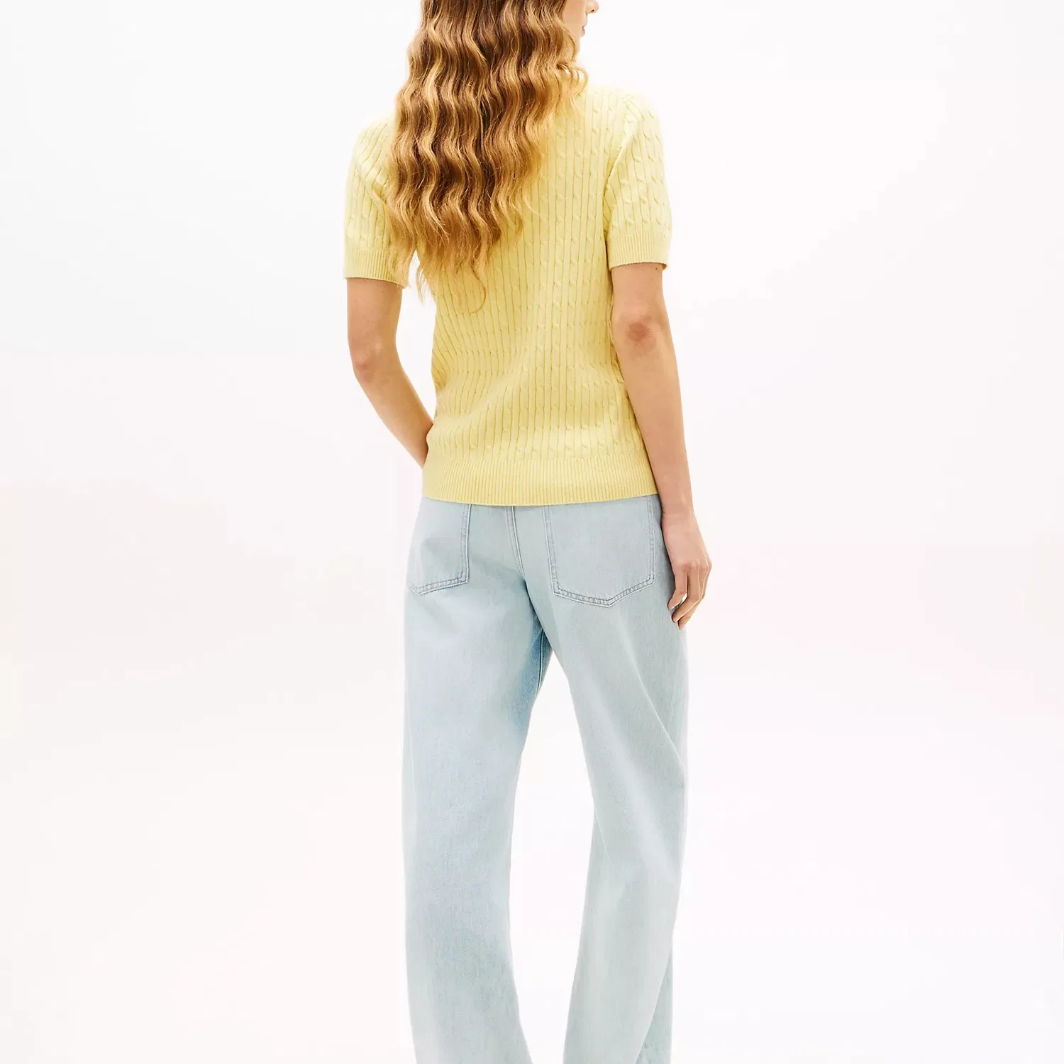 Свитер женский Yellow с круглым вырезом Tommy Hilfiger — фото 4