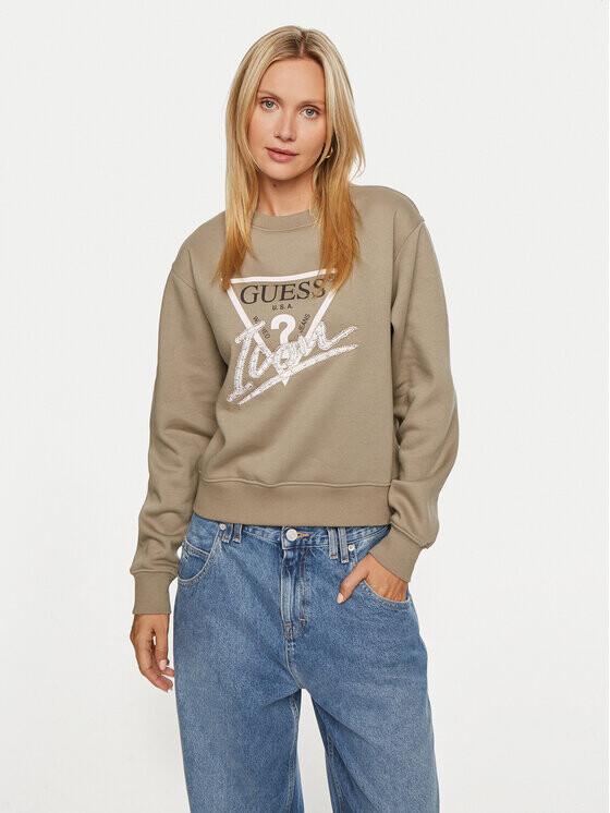 

Толстовка свободного кроя Guess, зеленый