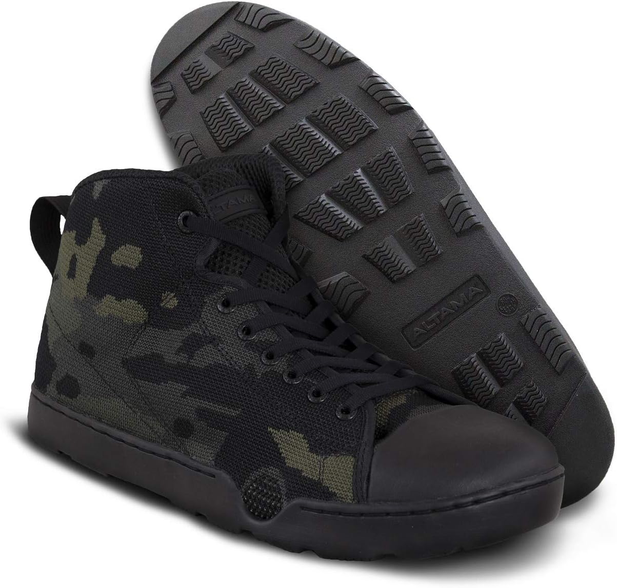

Унисекс ботинки Altama Urban Assault Mid, дышащие тактические кроссовки с отводом влаги, подошвой с высокой сцепляемостью и ABS стелькой, черный