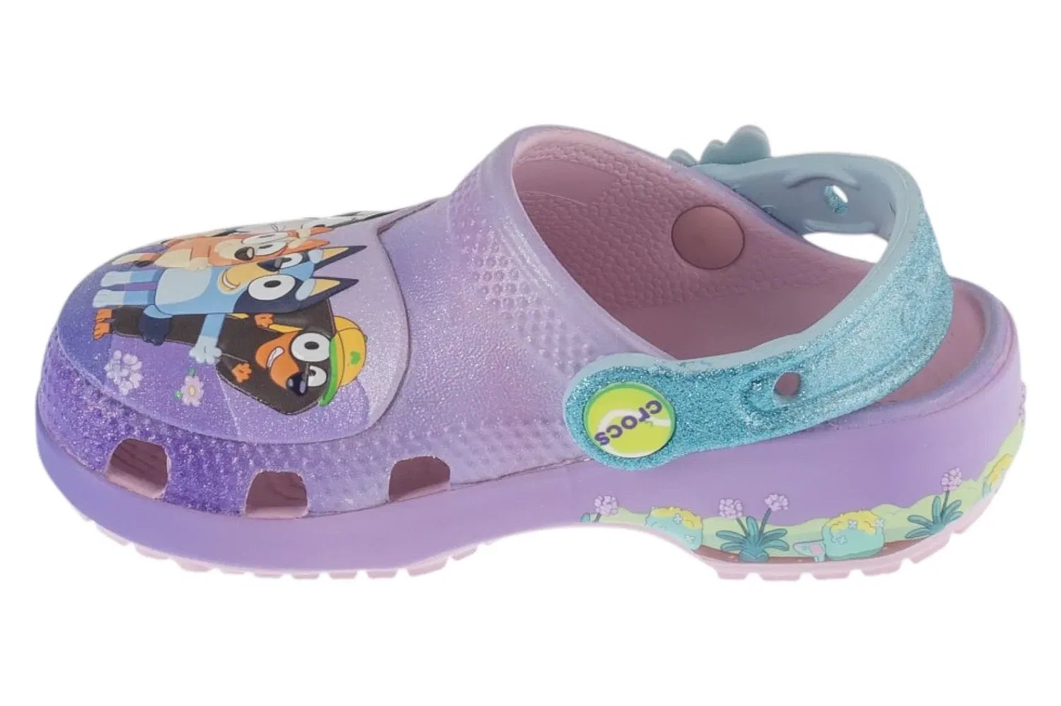 Тапочки для бассейна Classic Bluey Multi Clog T Crocs розовый — фото 2