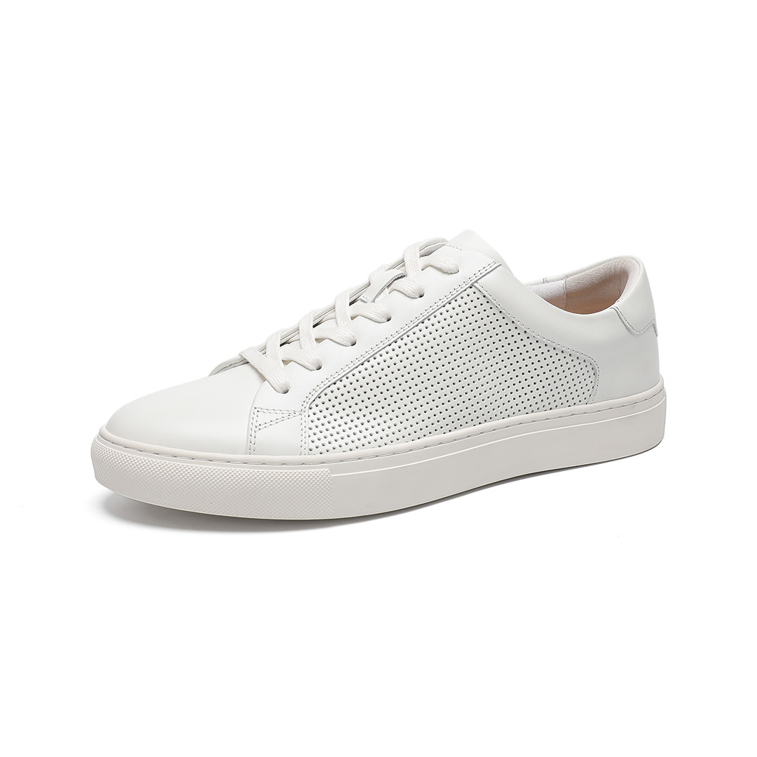 

Devanro Износостойкие дышащие низкие кроссовки для скейтбординга, мужские, белые