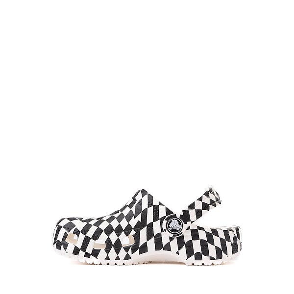 

Сабо Crocs Classic Warped Checker Clog, белый/черный