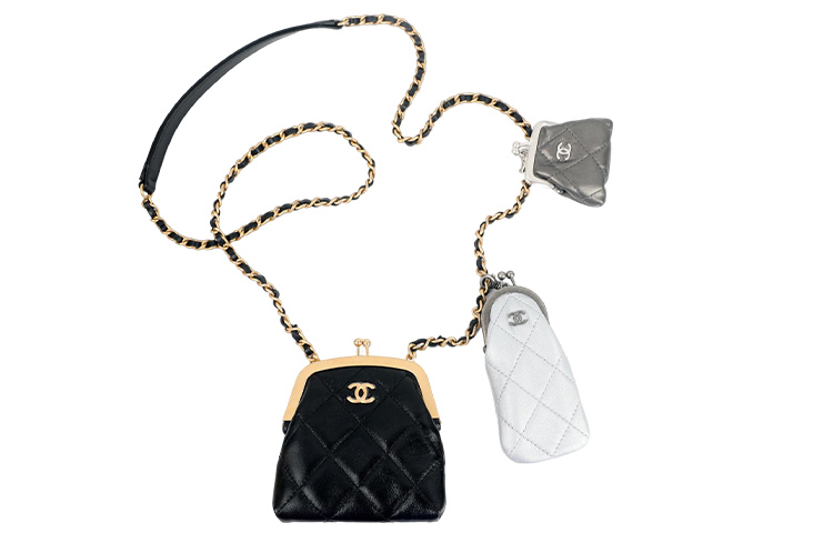 

Кожаная 3 в 1, Сумка через плечо, Мини-кроссбоди Женская Многоцветная CHANEL