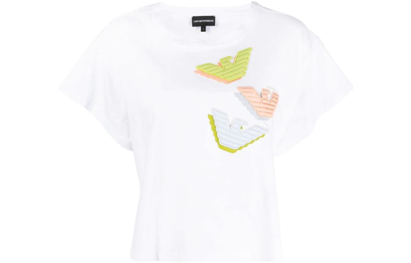 

Футболка женская белая EMPORIO ARMANI