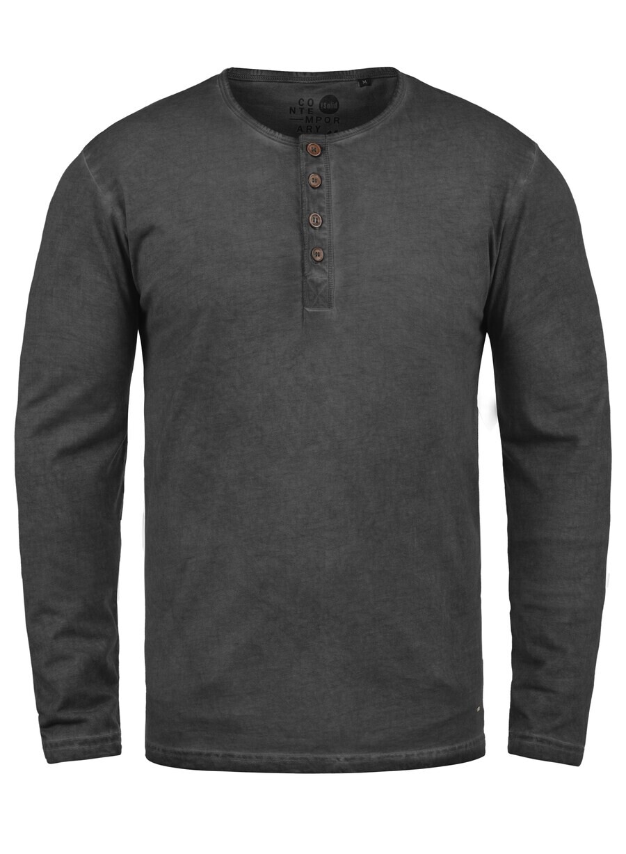 

Лонгслив !Solid Shirt Timur, антрацит