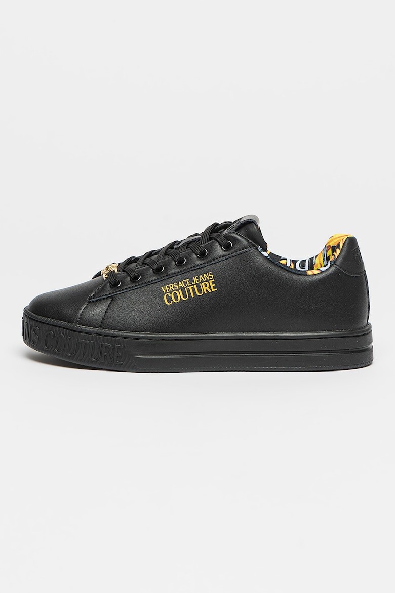 

Туфли Court 88 из кожи и экокожи Versace Jeans Couture, черный