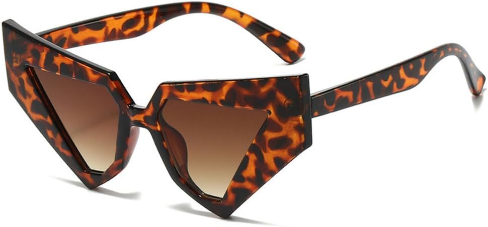 

Винтажные солнцезащитные очки «кошачий глаз» черного цвета для женщин, модные, роскошные, в стиле ретро, ​​персонализированные, с защитой от УФ-излучения UV400 TKKTLLT, Leopard-brown